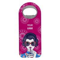 MAGNET BLANCO, bottle opener with magnet, white