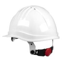 HELMET PRO, protective helmet made of hdpe material, white