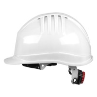 HELMET PRO, protective helmet made of hdpe material, white
