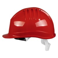 HELMET, protective helmet made of hdpe material, red