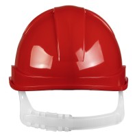 HELMET, protective helmet made of hdpe material, red