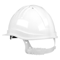 HELMET, protective helmet made of hdpe material, white