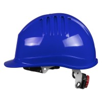HELMET PRO, protective helmet made of hdpe material, blue
