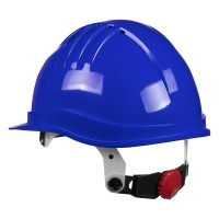 HELMET PRO, protective helmet made of hdpe material, blue