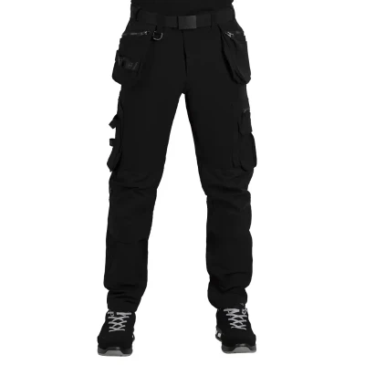 PERFORMANCE PLUS, Arbeitshosen mit Elasthan, Schwarz