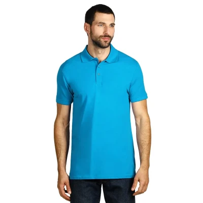 AZZURRO II, Poloshirt, 180 g/m2, Türkisblau