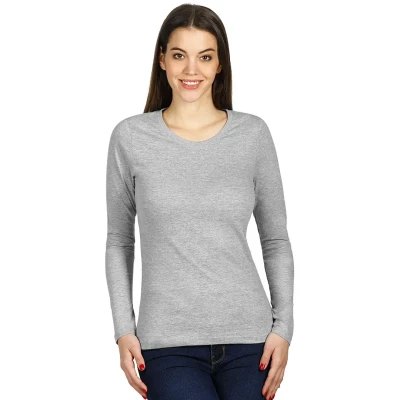 MISS, women’s long sleeve shirt, 160 g/m2, ash