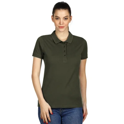 SUNNY, women's polo shirt, 180 g/m2, olive