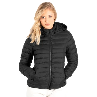 LIBERTY JACKET WOMEN, Damenjacke mit Kapuze, Schwarz