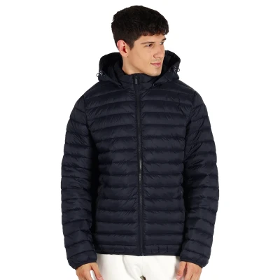 LIBERTY JACKET MEN, Gesteppte Jacke mit Kapuze, Blau