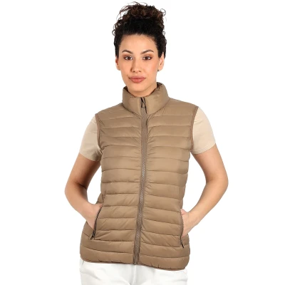 LIBERTY VEST WOMEN, Damen-Weste, Hellbraun Braun