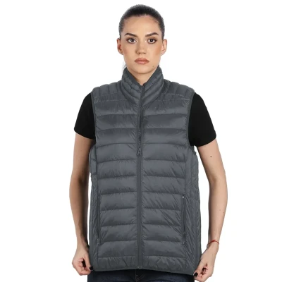 RINO VEST WOMEN, Winterweste, Dunkelgrau