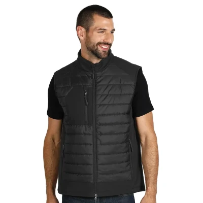 PARKER VEST, Arbeitsweste, Schwarz
