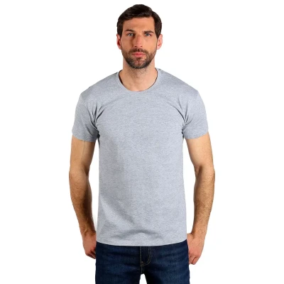 TARGET MEN, Baumwoll-T-Shirt, 160 g/m2, Asche