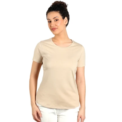 TERRA LADY, majica od organskog češljanog pamuka, 150g/m2, bež