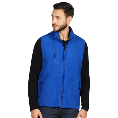 POLARIS VEST, polar fleece vest, 280 g/m2, royal blue
