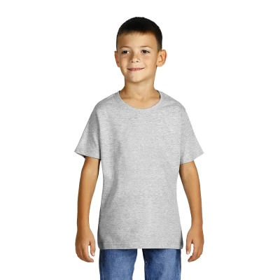 MASTER KID, Kinder-Baumwoll-T-Shirt, 150 g/m2, Asche