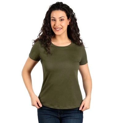 MASTER LADY, Damen-Baumwoll-T-Shirt, 150 g/m2, Olive