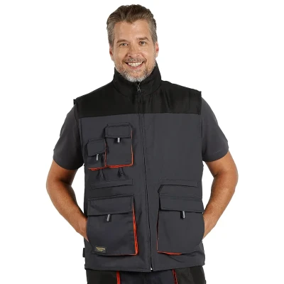 HAMMER VEST, radni prsluk, tamno sivi