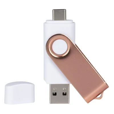 SMART C ROSE GOLD 3.0, USB-Stick, Weiss, 64GB