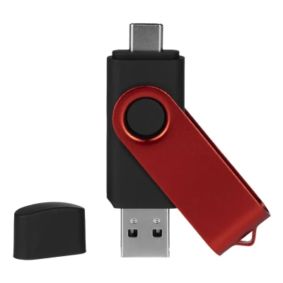 SMART C RED 3.0, USB-Stick, Schwarz, 64GB