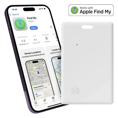 W CARD, Find-My-Karte mit Ortungsfunktion, Weiss