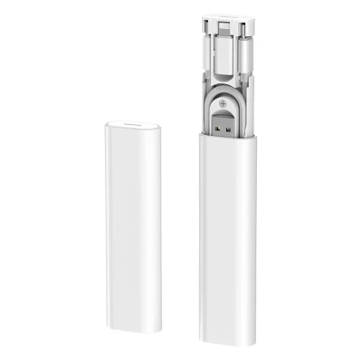 KLASTER, plastic box with adapters, white
