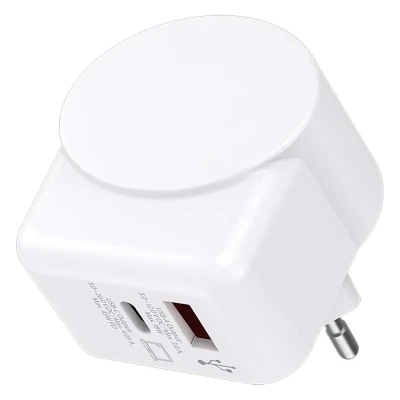 EU USB CHARGER AC 45PD, wall charger 45w, white