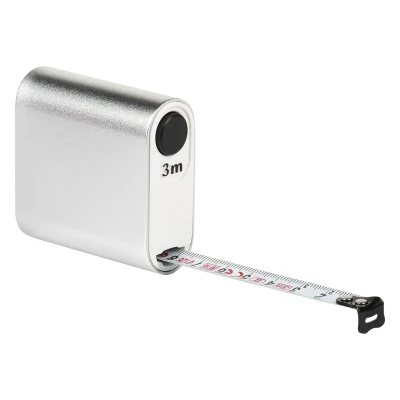 DOT, measuring tape, 3 m, silver