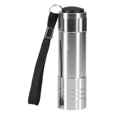 MAJORKA, Taschenlampe (9 LED), Silber