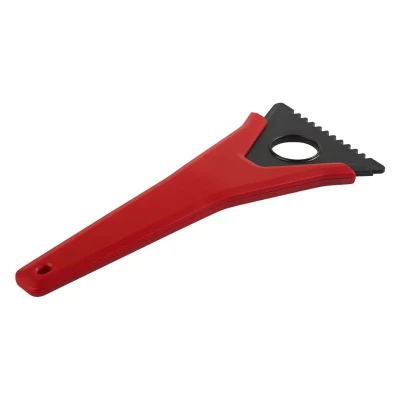 NORWAY, Eiskratzer mit 3 Funktionen, Rot