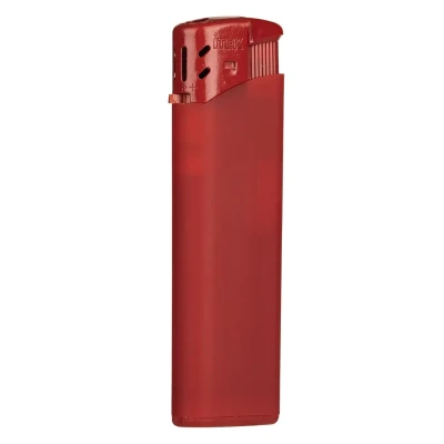 ISCRA SOFT, Feuerzeug aus Kunststoff, Rot