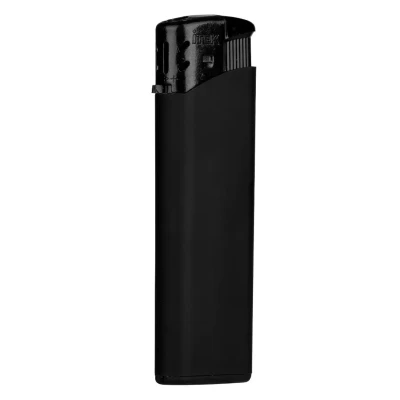 ISCRA SOFT, Feuerzeug aus Kunststoff, Schwarz