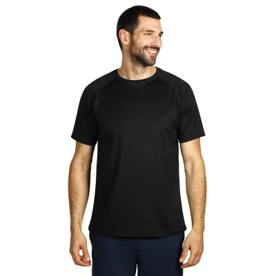 RECORD, t-shirt, 100% polyester, black