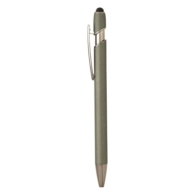 BOLD, metal "touch" ball pen with paper sleeve, gray