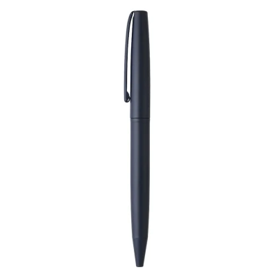 ZETA, metal ball pen with paper sleeve, blue