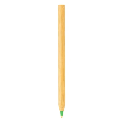 NINA, bamboo ball pen, kelly green
