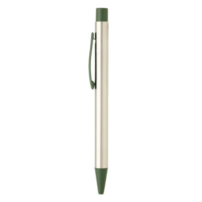 TITANIUM STEEL, Kugelschreiber aus Metall, Olive