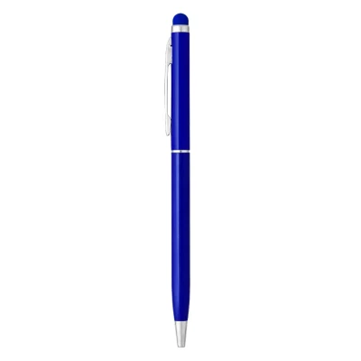ALBERGO, Kugelschreiber aus Metall mit Touch Stylus Funktion, Blau