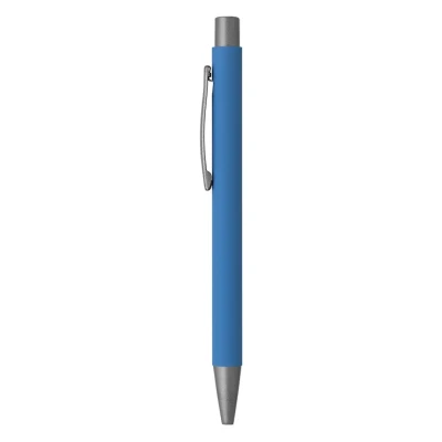 TITANIUM, metal ball pen, azure