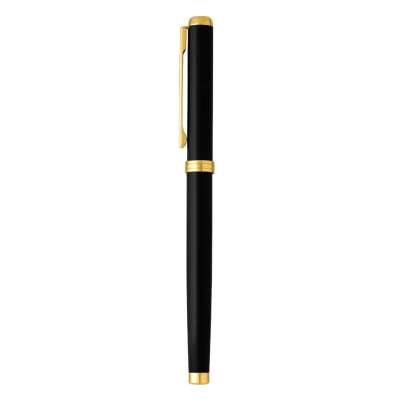 VICTOR R, REGENT Tintenroller aus Metall, Schwarzes-Gold