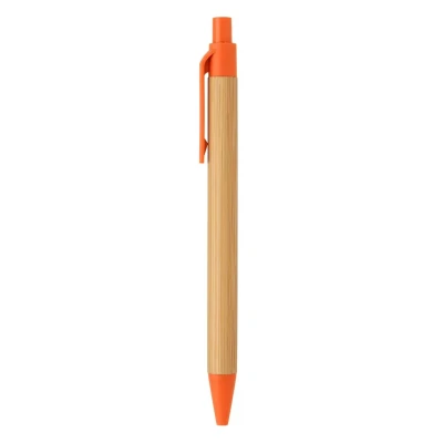 VITA BAMBOO, Biologisch abbaubarer Kugelschreiber aus Holz, Orange