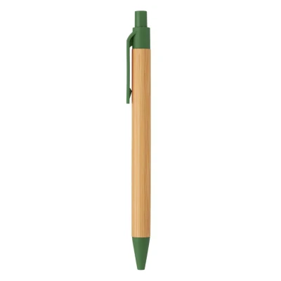 VITA BAMBOO, Biologisch abbaubarer Kugelschreiber aus Holz, Lime-Grün