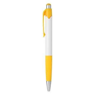 505, plastic ball pen, yellow