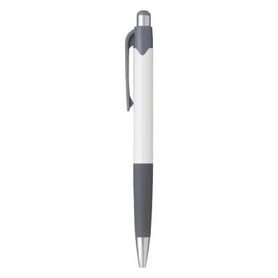 505, plastic ball pen, gray