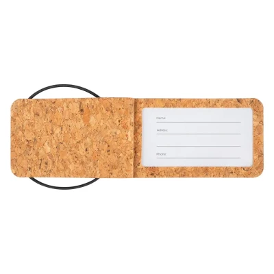 GLOBE, travel bag id card, beige