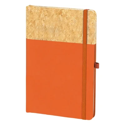 NOTE CORK, a5 notebook, orange