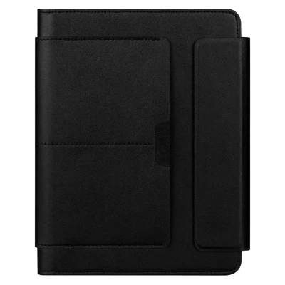 ALCANTARA, Portfolio mit A5 Notizbuch, Schwarz