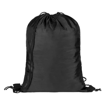 CITY RPET, RPET-Turnbeutel/Sportrucksack, Schwarz