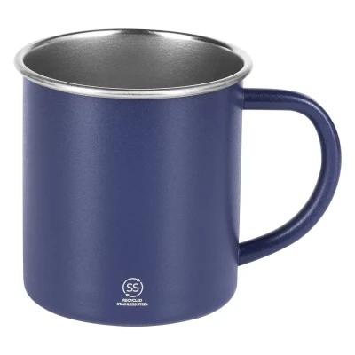 ZEPPELIN, metalna šolja, 400 ml, plava